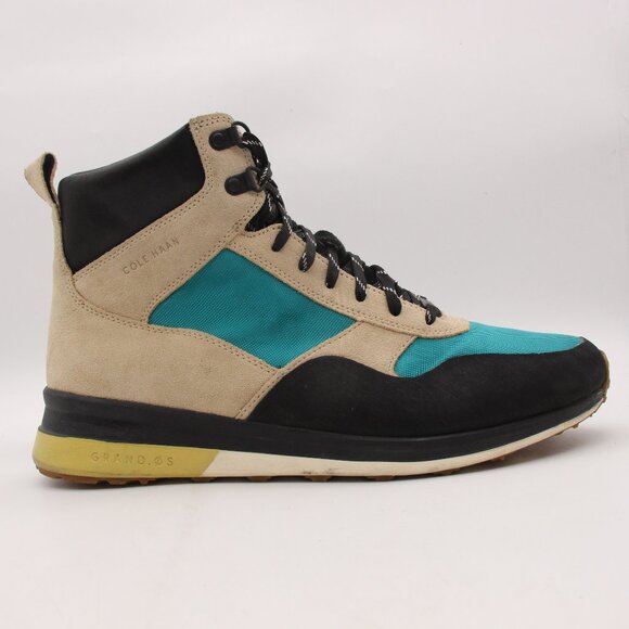 Mens Cole Haan GrandPro Hiker Boots Sz 9 M Used C29969 Cole Haan Grand Pro Hiker Boot Sesame Beige Suede Men main image 4
